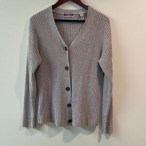 Best Authentic True Mark Classic Beige Knit Cardigan
